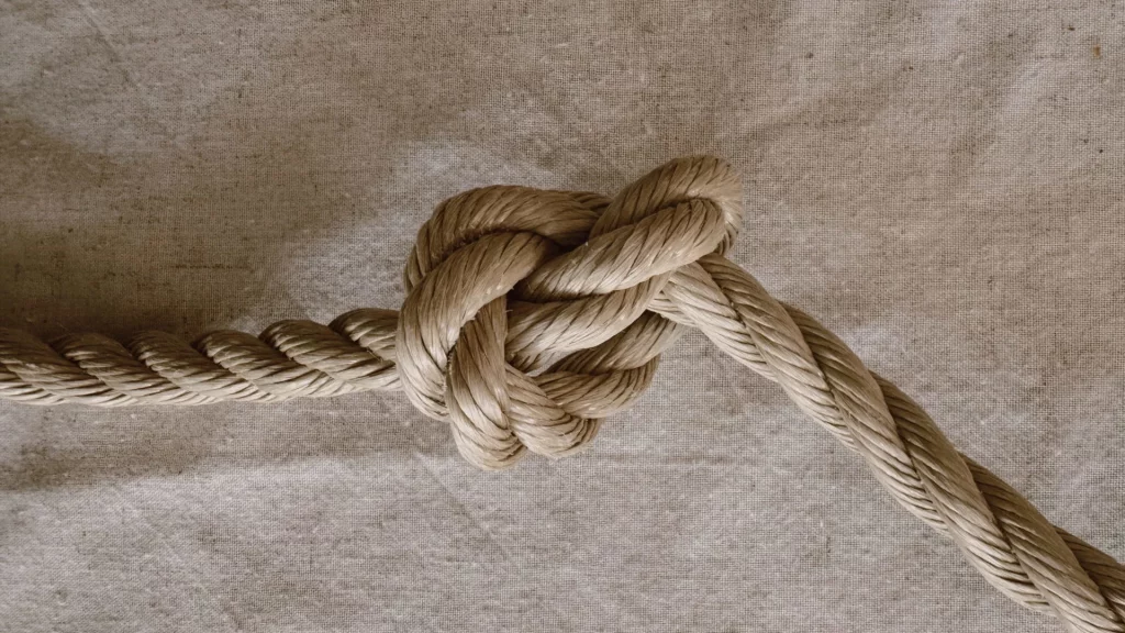 Dormir sur un nœud Hartmann Noeud corde,