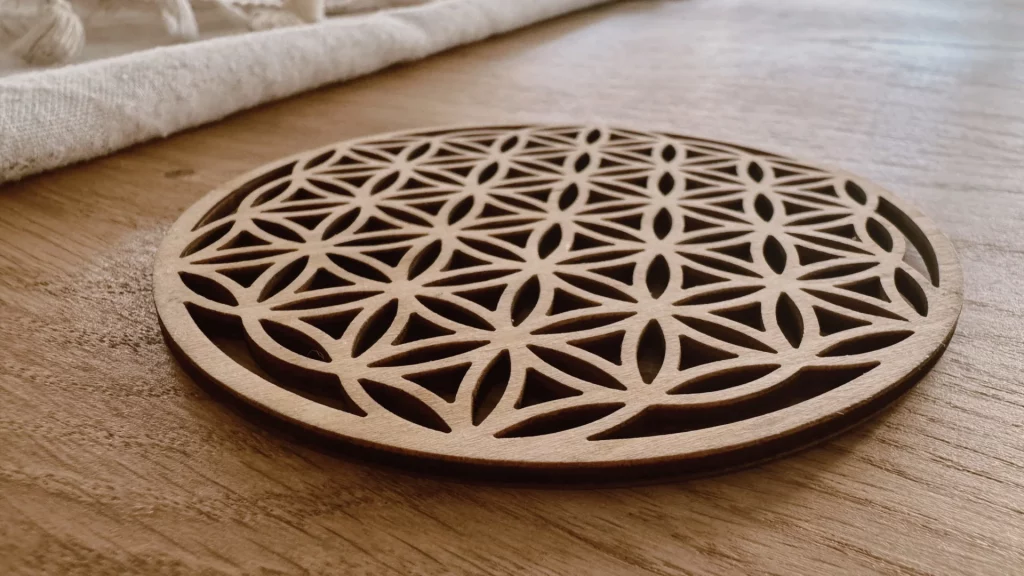 Fleur de vie, dormir sur un noeud hartmann