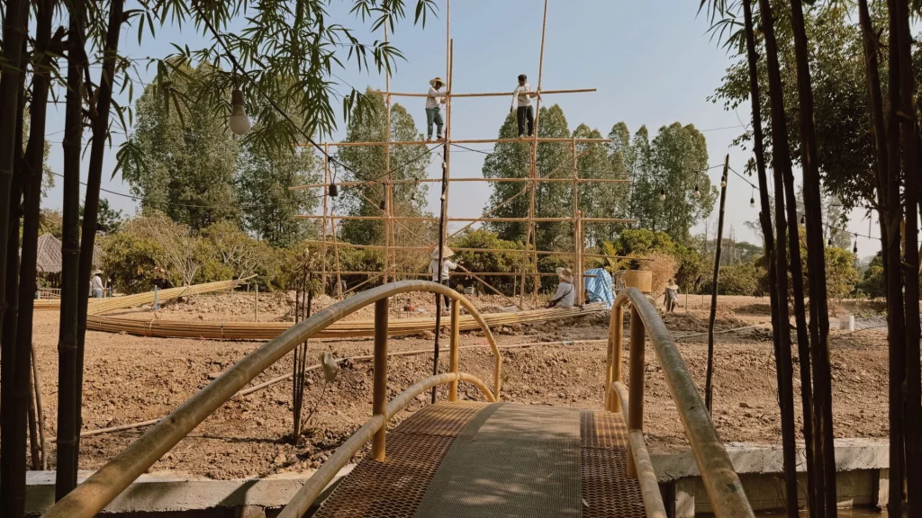 Construction en bambou, bambou bienfaits, bienfaits du bambou