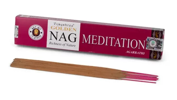 golden nag meditation - encens pour la méditation - rauecherwelt