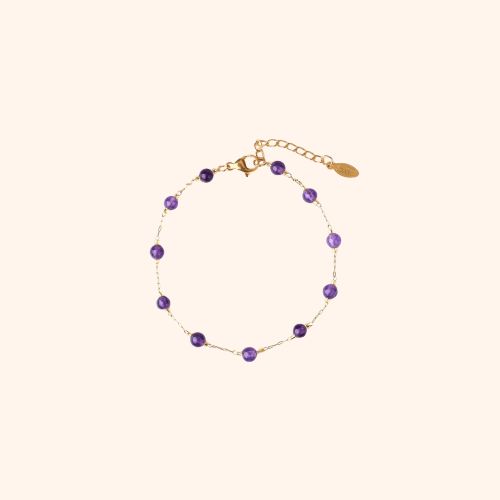 Bracelet améthyste - vertus de l'améthyste