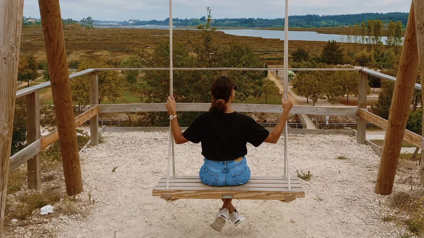 vivre l'instant présent balançoire Portugal vagos 