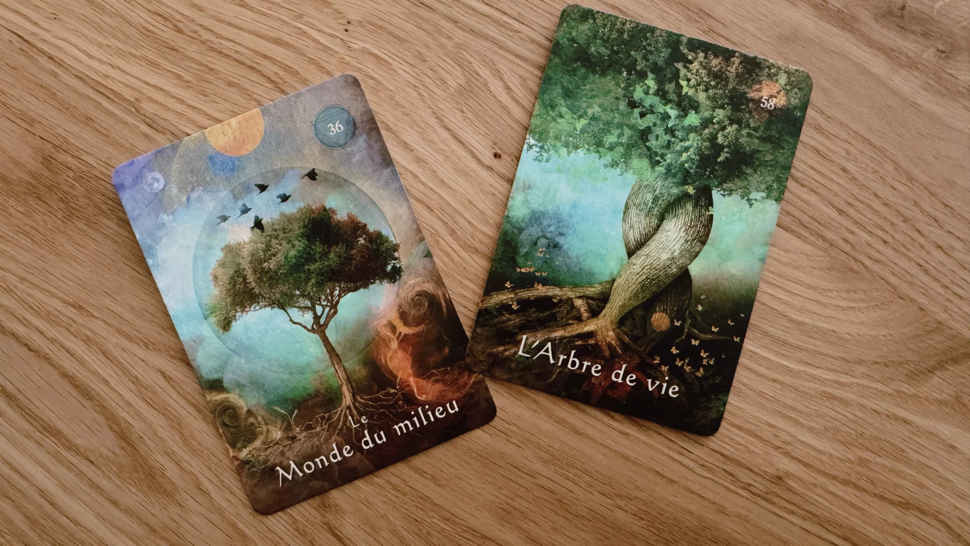 L'oracle du Chaman Mystique arbre de vie le monde du milieu