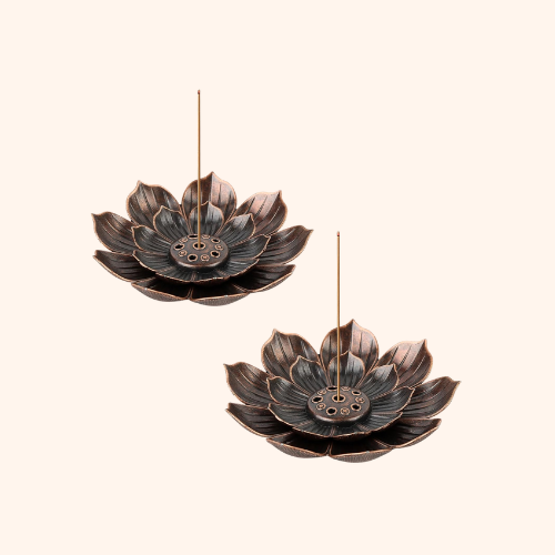 Fleur de lotus porte encens